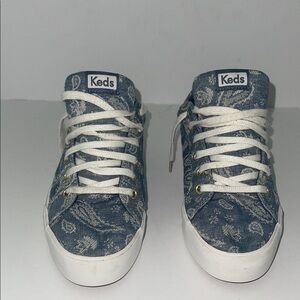Keds women’s Denim Blue Paisley Sneakers